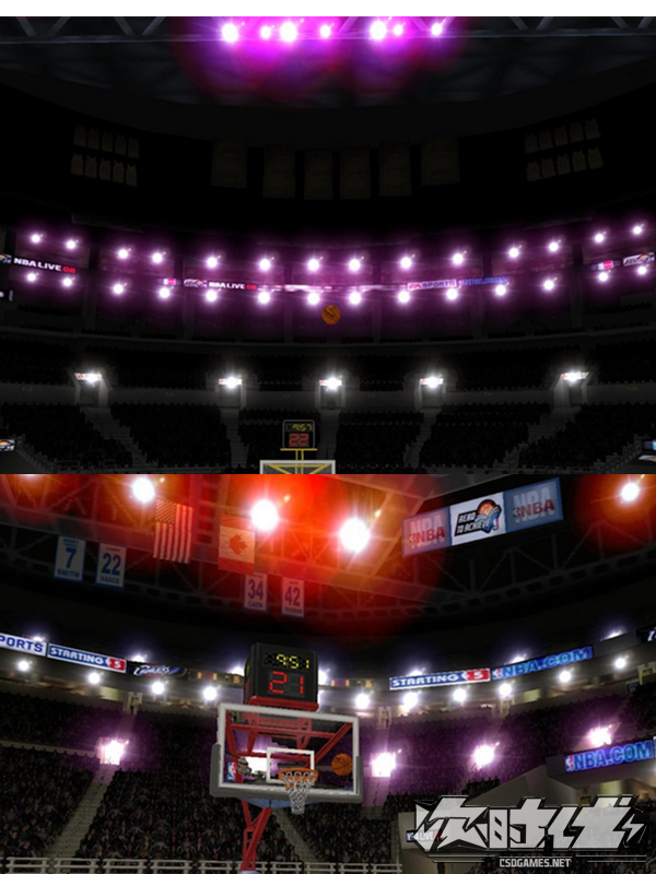30球队真实四色华丽灯光 - NBA LIVE 08 - EYEUC社区