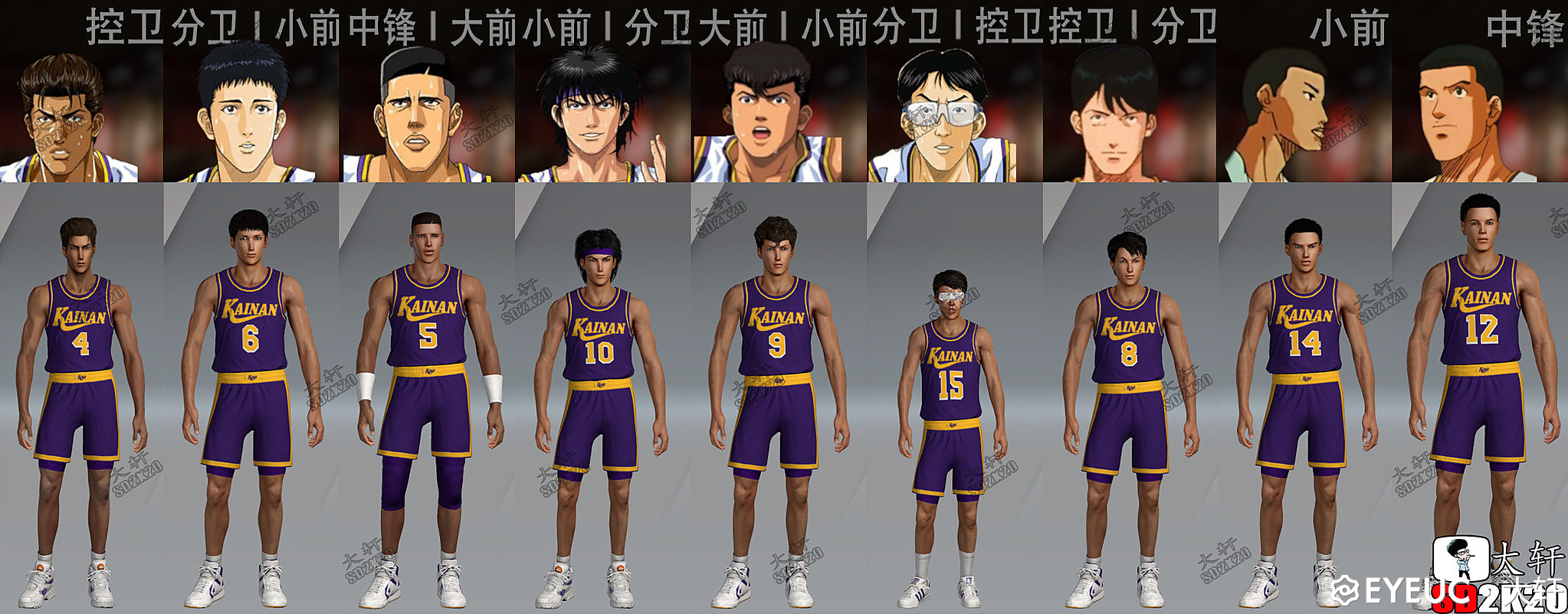 南 Jpg 2k 大轩sd Roster 灌篮高手大补系列完结全30支队伍 Eyeuc社区