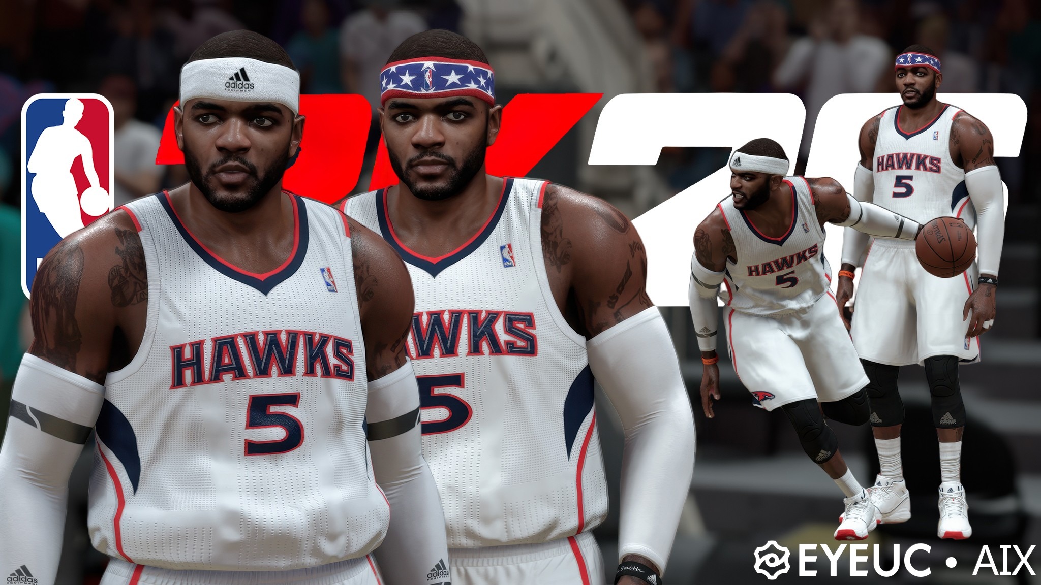 2-2.jpg_【AIX】-NBA2K26面补帖：约什史密斯/钱德勒/诺维斯基/梅奥/基德/奥尼尔/哈登/罗斯/莺歌（英格拉姆）/伊巴卡/威斯布鲁克/杜兰特/詹姆斯/韦德/加内特/隆多/ 皮尔斯/帕金斯/雷阿伦/16造型德怀特-霍华德/尼尔森/考特尼-李/特科格鲁/刘易斯- EYEUC社区, image size:2048x1152