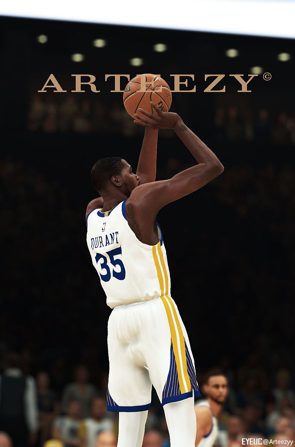 杜兰特 已放出(v1.0)_nba2k19面补&身形 - eye资源中心