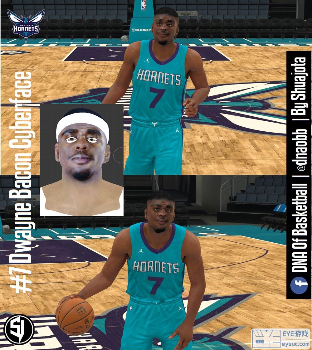 nba2k18 dwayne bacon德维恩培根面补