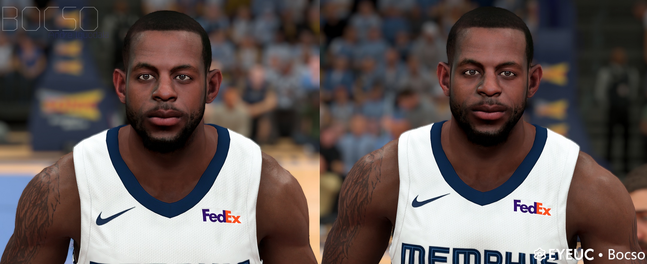 安德烈伊戈达拉Andre Iguodala(V1预览)_NBA2K20面补\u0026身形- EYE资源中心, image size:2160x883