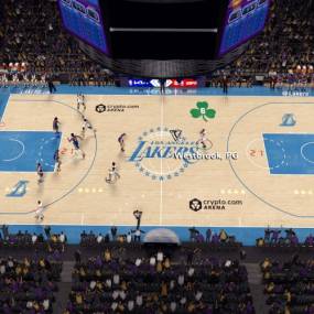 NBA 2K14 Charlotte Hornets Honeycomb Court Mod 