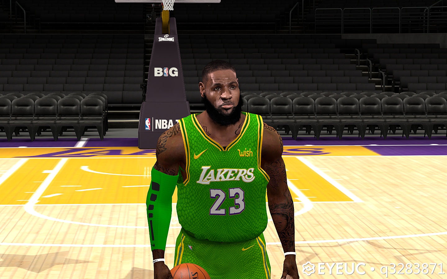 湖人绿皮蛇球衣(2k14)_nba2k14球衣补丁 - eye资源中心