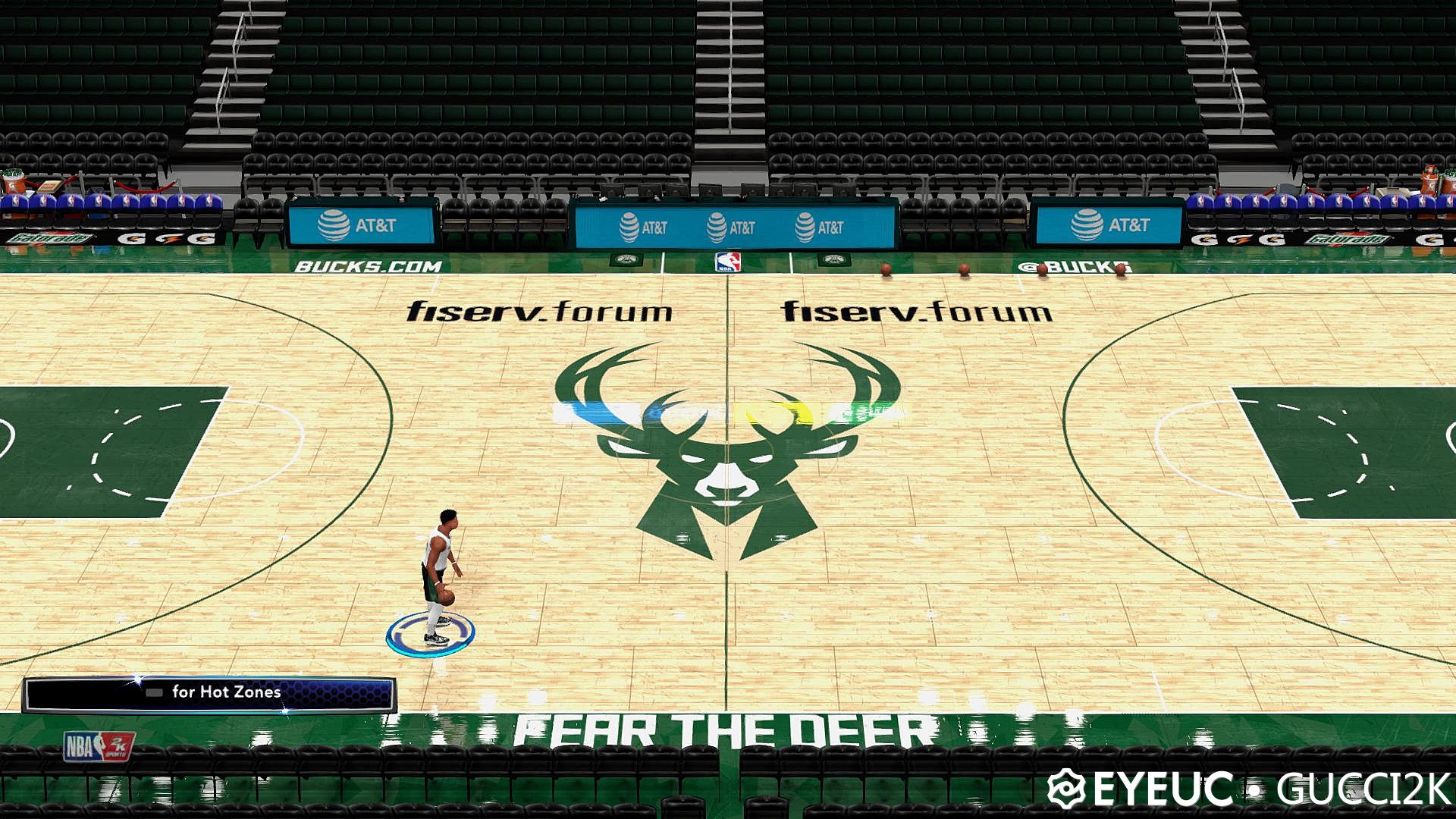 NBA 2K14 Charlotte Hornets Honeycomb Court Mod 